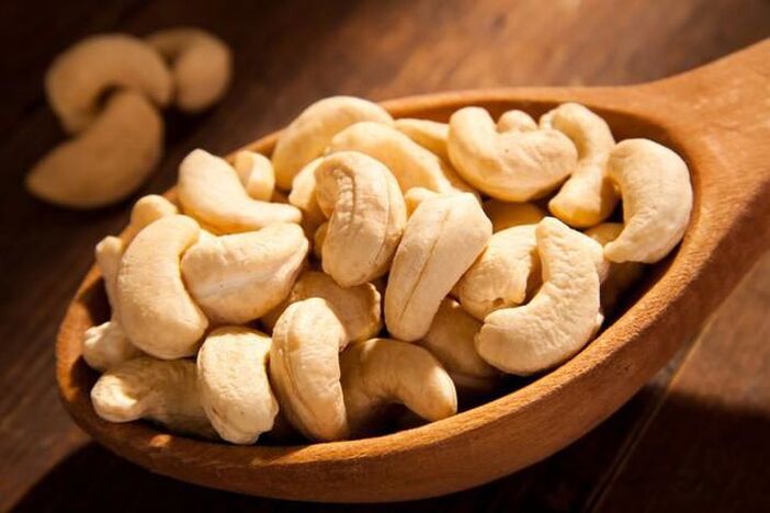 Cashew increases testosterone levels due to its high zinc content
